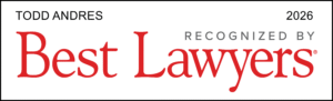 Logo: Todd Andres Recognized by Best Lawyers 2026