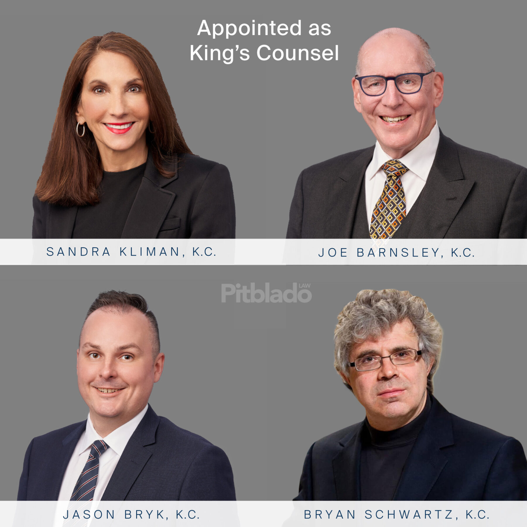 Photo of four lawyers